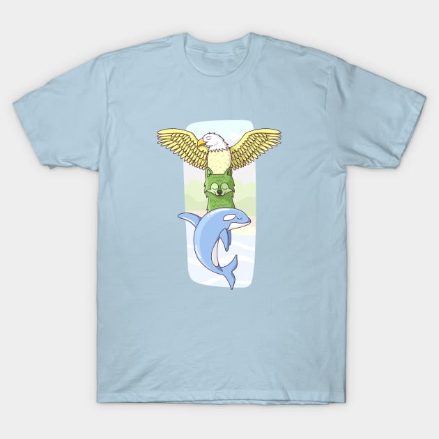 Earth, Wind and Water T-Shirt by sombrasblancas